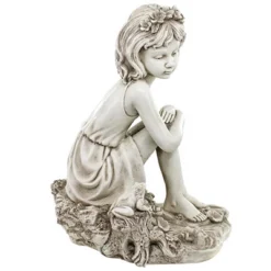 Design Toscano Pausing By The Pond Little Girl Garden Statue -Design Toscano GUEST 40280aa9 3bb6 4127 9265 d220483e0b62
