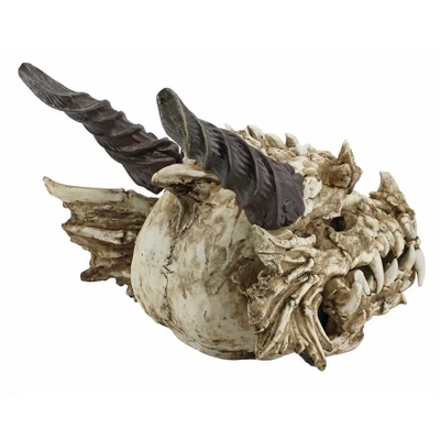 Design Toscano Stoker's Moors Dragon Skull Sculpture: Large 6 Design Toscano Stoker's Moors Dragon Skull Sculpture: Large - Image 4