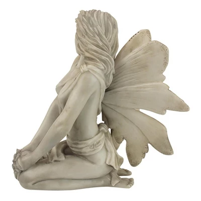 Design Toscano The Enchanted Garden Fairies Sculpture: Colleen 5 Design Toscano The Enchanted Garden Fairies Sculpture: Colleen - Image 3