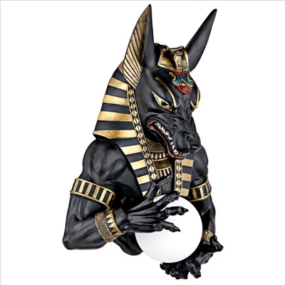 Design Toscano Anubis, Egyptian God Of The Underworld Illuminated Wall Sculpture 5 Design Toscano Anubis, Egyptian God Of The Underworld Illuminated Wall Sculpture - Image 3