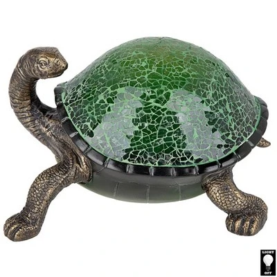 Design Toscano Nocturnal Turtle Mosaic Glass Illuminated Sculpture 3 Design Toscano Nocturnal Turtle Mosaic Glass Illuminated Sculpture