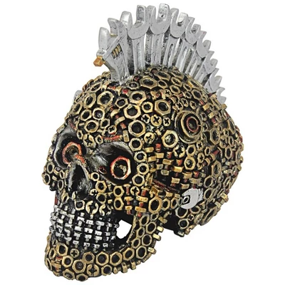 Design Toscano Gear Head Nuts And Bolts Motor Skull Statue 4 Design Toscano Gear Head Nuts And Bolts Motor Skull Statue - Image 2