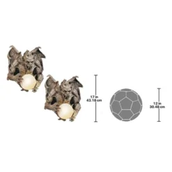 Design Toscano Merciless, The Gargoyle Lighted Wall Sculpture: Set Of Two 5 Design Toscano Merciless, The Gargoyle Lighted Wall Sculpture: Set Of Two -Design Toscano GUEST 4b789be8 8f84 4b1c 9ac8 a31e41c78d5b