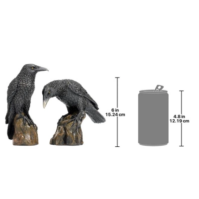 Design Toscano Mystic Night Raven Statues 8 Design Toscano Mystic Night Raven Statues - Image 6