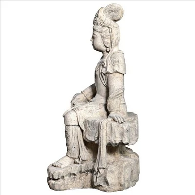 Design Toscano The Resting Goddess Guan-Yin Garden Statue 5 Design Toscano The Resting Goddess Guan-Yin Garden Statue - Image 3