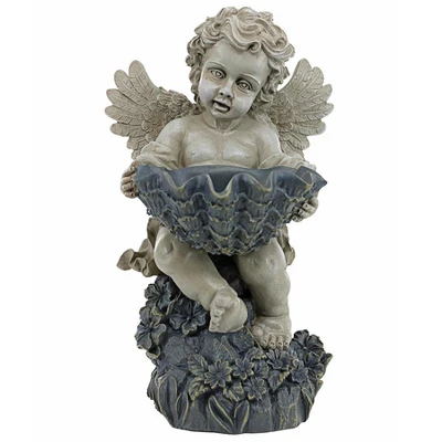 Design Toscano Heavenly Offering Cherub Garden Statue 4 Design Toscano Heavenly Offering Cherub Garden Statue - Image 2