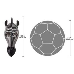 Design Toscano Zebra Mask 11 Design Toscano Zebra Mask -Design Toscano GUEST 50deef25 255d 41bd bae1 aa1eeb1ed222