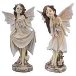 Design Toscano Wildflower Meadows Fairies Garden Statues: Set Of Two