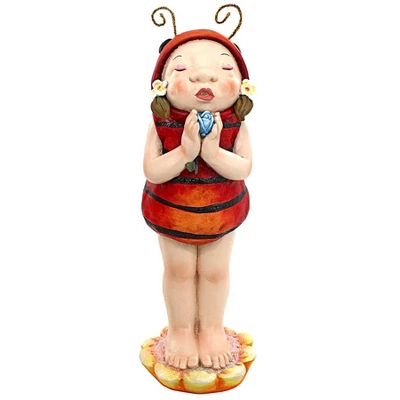 Design Toscano Sarah The Lady Bug Fairy Garden Helper Statue 4 Design Toscano Sarah The Lady Bug Fairy Garden Helper Statue - Image 2