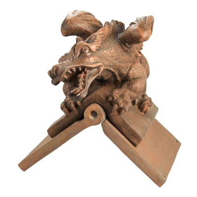 Design Toscano Apex, The Winged Dragon Sculptural Roof Cresting 5 Design Toscano Apex, The Winged Dragon Sculptural Roof Cresting - Image 3