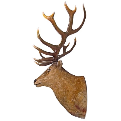 Design Toscano Big Antler Buck Trophy Deer Head Wall Sculpture 6 Design Toscano Big Antler Buck Trophy Deer Head Wall Sculpture - Image 4
