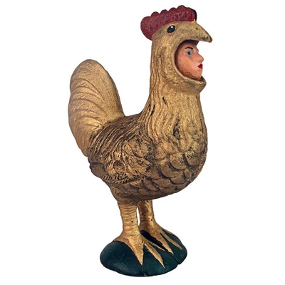 Design Toscano Canterbury Tales Chanticleer Rooster Cast Iron Mechanical Bank 3 Design Toscano Canterbury Tales Chanticleer Rooster Cast Iron Mechanical Bank