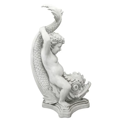 Design Toscano Boy On Dolphin Classical Garden Statue 4 Design Toscano Boy On Dolphin Classical Garden Statue - Image 2