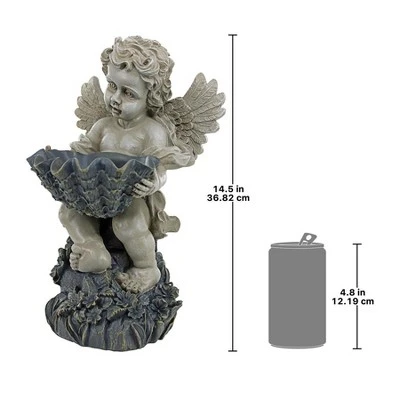 Design Toscano Heavenly Offering Cherub Garden Statue 8 Design Toscano Heavenly Offering Cherub Garden Statue - Image 6