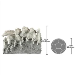 Design Toscano Neptune's Horses Of The Sea Sculptural Wall Frieze 15 Design Toscano Neptune's Horses Of The Sea Sculptural Wall Frieze -Design Toscano GUEST 5a158c85 89ff 4549 8474 ad37f00d2f51