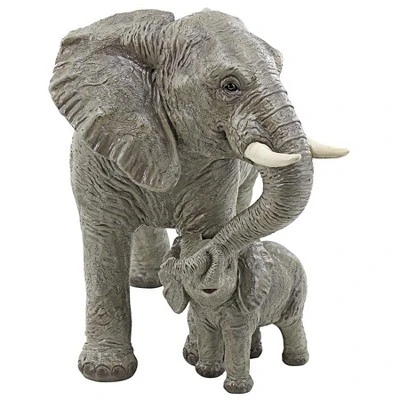 Design Toscano Herd Mentality Mother And Calf Elephant Statue 5 Design Toscano Herd Mentality Mother And Calf Elephant Statue - Image 3