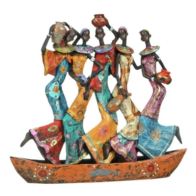Design Toscano The Maiden Water Carriers Of Ghana Sculpture 3 Design Toscano The Maiden Water Carriers Of Ghana Sculpture