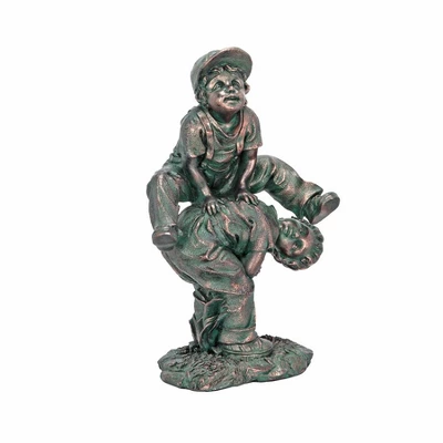 Design Toscano Leap Froggin Playing Boys Garden Statue 8 Design Toscano Leap Froggin Playing Boys Garden Statue - Image 6