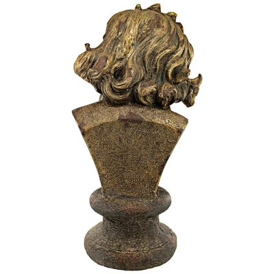 Design Toscano Ludwig Van Beethoven Sculptural Composer Bust 6 Design Toscano Ludwig Van Beethoven Sculptural Composer Bust - Image 4