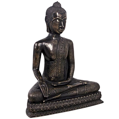 Design Toscano Sukhothai Buddha Asian Garden Statue 4 Design Toscano Sukhothai Buddha Asian Garden Statue - Image 2