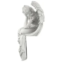 Design Toscano Resting Grace Sitting Angel Sculpture - Large, Off-White 10 Design Toscano Resting Grace Sitting Angel Sculpture - Large, Off-White -Design Toscano GUEST 62b29f46 0a99 4f27 a20a fe768a3ae416