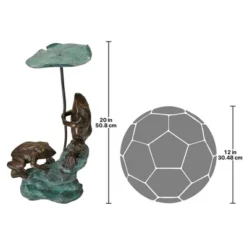 Design Toscano Lily Pad Umbrella Frogs Solid Cast Bronze Garden Statue 6 Design Toscano Lily Pad Umbrella Frogs Solid Cast Bronze Garden Statue -Design Toscano GUEST 62e0d4a2 532e 4c01 85aa 284e8576f19b