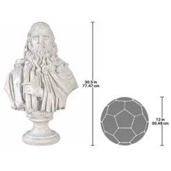 Design Toscano Leonardo Da Vinci Grand-Scale Sculptural Bust 13 Design Toscano Leonardo Da Vinci Grand-Scale Sculptural Bust -Design Toscano GUEST 64e8057c 0549 4107 bb01 97c210a2a345