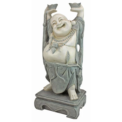 Design Toscano Jolly Hotei Buddha Statue - Off-White 4 Design Toscano Jolly Hotei Buddha Statue - Off-White - Image 2