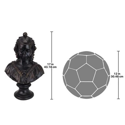 Design Toscano Angelica Maria Sculptural Bust 8 Design Toscano Angelica Maria Sculptural Bust - Image 6