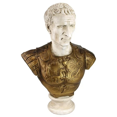 Design Toscano Julius Caesar Sculpture 4 Design Toscano Julius Caesar Sculpture - Image 2
