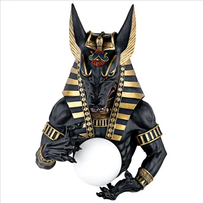 Design Toscano Anubis, Egyptian God Of The Underworld Illuminated Wall Sculpture 4 Design Toscano Anubis, Egyptian God Of The Underworld Illuminated Wall Sculpture - Image 2