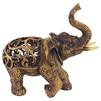 Design Toscano Jali Elephant Sculpture (Large) 4 Design Toscano Jali Elephant Sculpture (Large) - Image 2