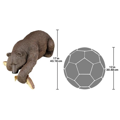 Design Toscano Catch Of The Day Grand Bear Sculpture 8 Design Toscano Catch Of The Day Grand Bear Sculpture - Image 6