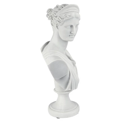 Design Toscano Diana Of Versailles: Bonded Marble Resin Sculptural Bust 7 Design Toscano Diana Of Versailles: Bonded Marble Resin Sculptural Bust - Image 5