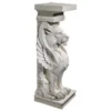 Design Toscano Trapezophoron Sculptural Winged Lion Pedestal: Set Of Two -Design Toscano GUEST 6e8a4195 81e1 4e78 adfa 2b6b20e36bb9