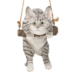 Design Toscano Gray Tabby Kitty On A Perch Hanging Cat Sculpture - Multicolored 8 Design Toscano Gray Tabby Kitty On A Perch Hanging Cat Sculpture - Multicolored -Design Toscano GUEST 6eb5630a 86e4 4398 94fe 33fa0c0db3c2