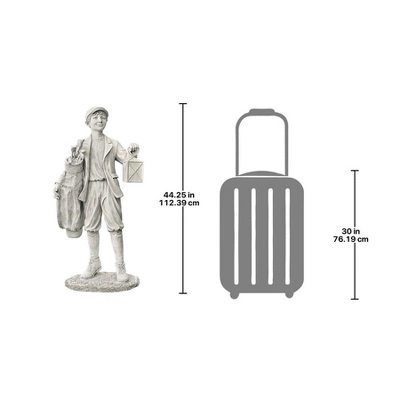 Design Toscano Finishing The Eighteenth Hole Golf Caddie Sculpture 4 Design Toscano Finishing The Eighteenth Hole Golf Caddie Sculpture - Image 2