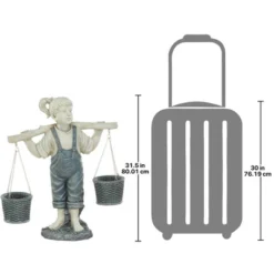 Design Toscano Flowers For Felicity Little Girl Garden Statue: Large -Design Toscano GUEST 7076b539 abea 4d61 93f0 a1369d7b41e8