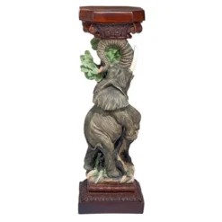 Design Toscano The Elephant's Triumph Sculptural Pedestal 12 Design Toscano The Elephant's Triumph Sculptural Pedestal -Design Toscano GUEST 75a8b7de 7118 423e a910 5026ecbf0585