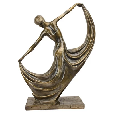 Design Toscano Mistress Of The Dance Art Deco Statue 5 Design Toscano Mistress Of The Dance Art Deco Statue - Image 3