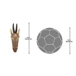 Design Toscano Serengeti Animal Wall Mask: Gemsbok -Design Toscano GUEST 79aa42f5 e482 4062 8bc0 f4b671133052