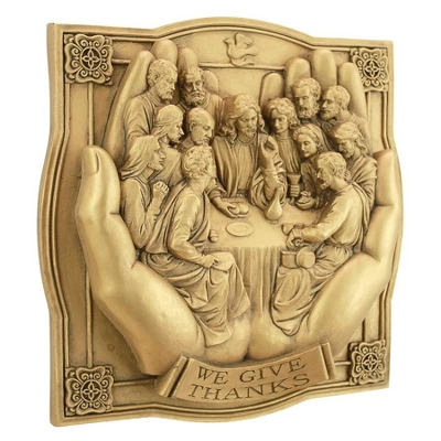 Design Toscano Giving Thanks Lord S Supper Wall Sculpture 3 Design Toscano Giving Thanks Lord S Supper Wall Sculpture