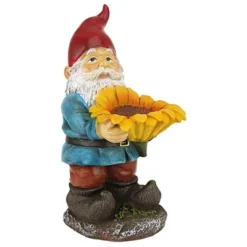 Design Toscano Sunflower Sammy Garden Gnome Statue - Multicolored -Design Toscano GUEST 7a95ebad d8bc 41f0 90c8 d4031b81981b