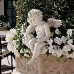 Design Toscano Mourning Mortality Sitting Cherub Sculpture - Off-White 7 Design Toscano Mourning Mortality Sitting Cherub Sculpture - Off-White -Design Toscano GUEST 7a99008c fa6b 4e77 b251 53dc0b85548c
