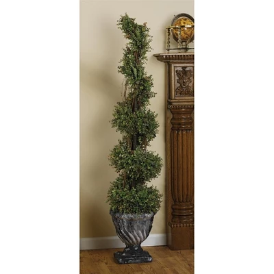 Design Toscano Spiral Topiary Tree Collection: Large 3 Design Toscano Spiral Topiary Tree Collection: Large