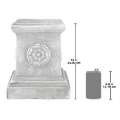 Design Toscano English Rosette Garden Sculptural Plinth: Large 13 Design Toscano English Rosette Garden Sculptural Plinth: Large -Design Toscano GUEST 7e4901ff 208a 49a3 ad0e fb14efb2334e