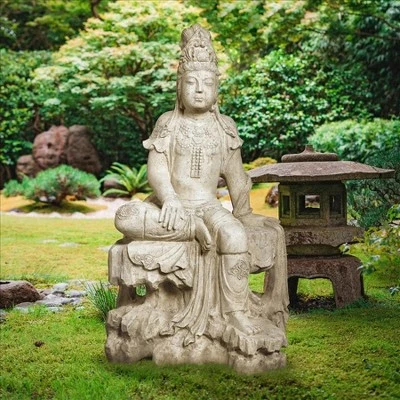 Design Toscano The Resting Goddess Guan-Yin Garden Statue 3 Design Toscano The Resting Goddess Guan-Yin Garden Statue