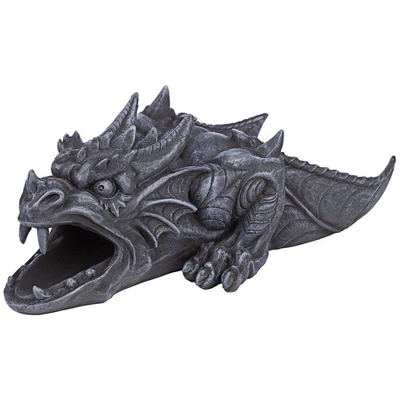 Design Toscano Ranier, The Sculptural Dragon Rainspout 3 Design Toscano Ranier, The Sculptural Dragon Rainspout