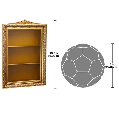 Design Toscano Eggs Of The Tsar Wall Curio Display Cabinet 7 Design Toscano Eggs Of The Tsar Wall Curio Display Cabinet - Image 5
