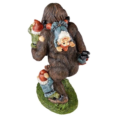 Design Toscano Schlepping The Garden Gnomes Bigfoot Statue 3 Design Toscano Schlepping The Garden Gnomes Bigfoot Statue